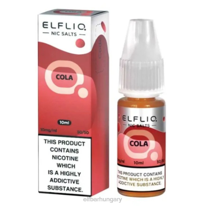 elfbar elfliq nic salts - cola - 10ml-10 mg/mlRFJP194