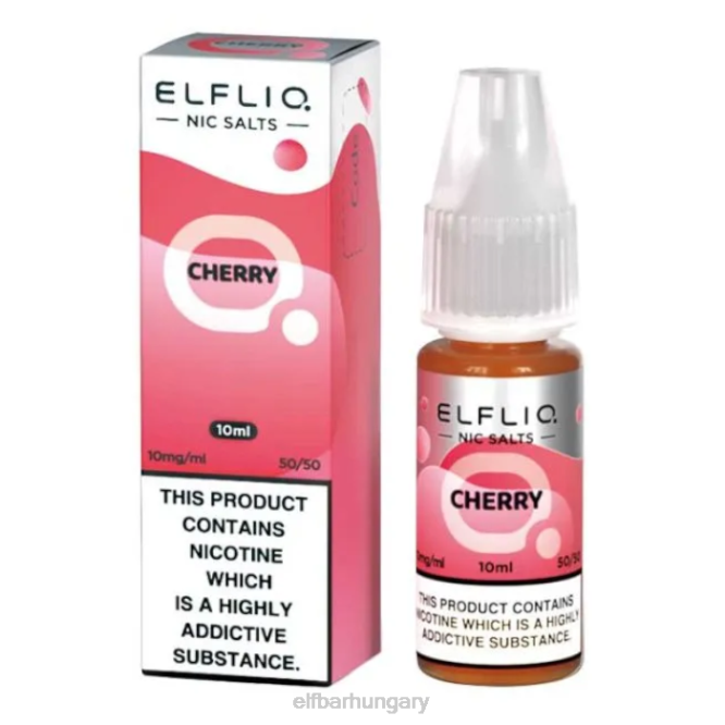 elfbar elfliq nic salts - cseresznye - 10ml-10 mg/mlRFJP199