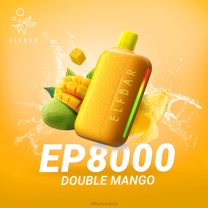 ELFBAR eldobható vape új ep8000 puff dupla mangó 8BJF68