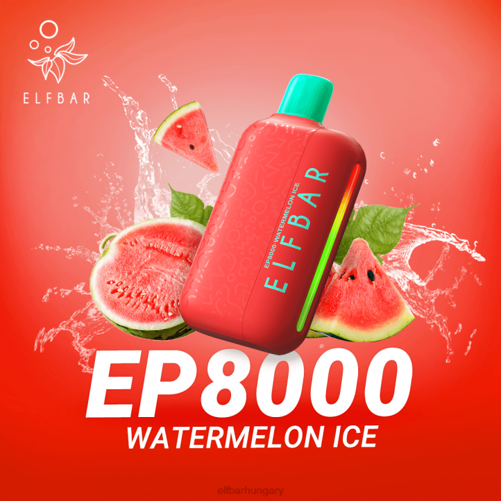 ELFBAR eldobható vape új ep8000 puff görögdinnye jég 8BJF62