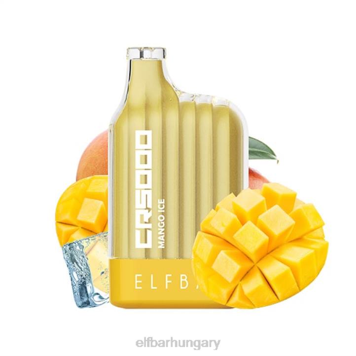 ELFBAR legjobb ízű eldobható vape cr5000 jég sorozat mangó jég 8BJF22